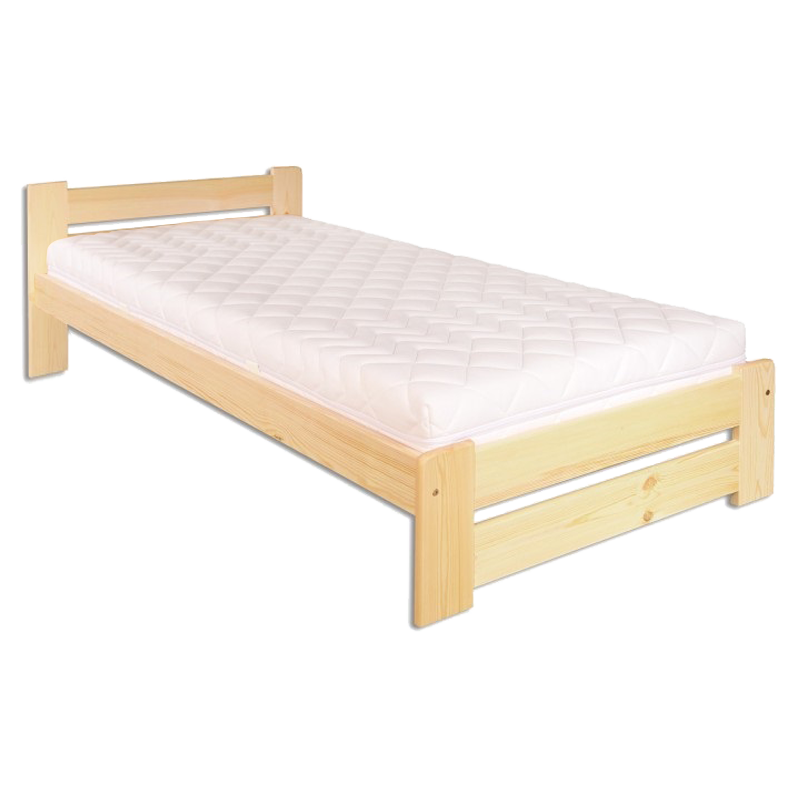 Lacná posteľ z masívu s roštom